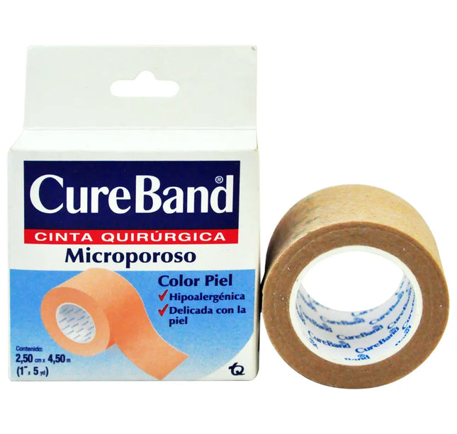Cure Band Microporoso Color Piel 1 2X5Yd