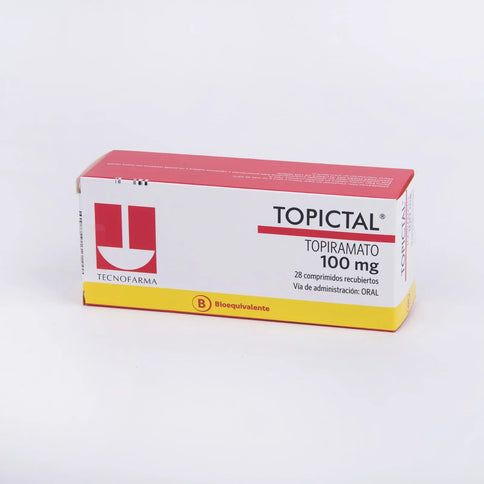 Topictal 100 Mg 28 Tabletas