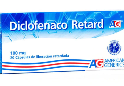 Diclofenaco Retard 100 Mg 20 Capsulas Ag