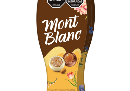 Chocolatina Mont Blanc Surtidas Arequipe 135Grs 10Und