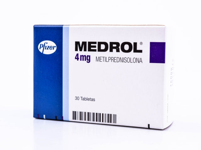 Medrol 4 Mg 30 Tabletas