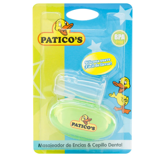 Masajeador Encías Y Cepillo Dental Paticos