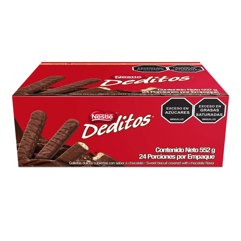 Deditos De Chocolate 23 Gr 24 Unidades