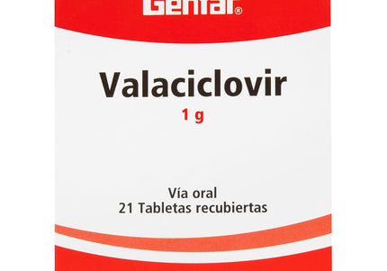 Valaciclovir 1 Gr 21 Tabletas Gf