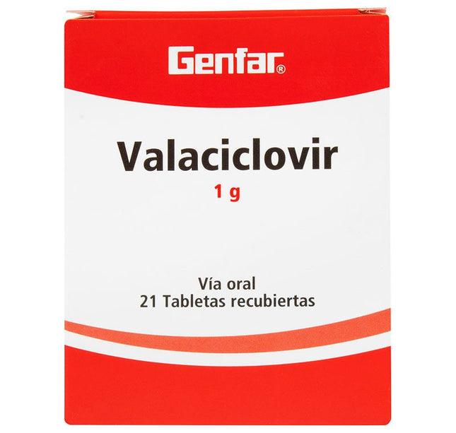 Valaciclovir 1 Gr 21 Tabletas Gf