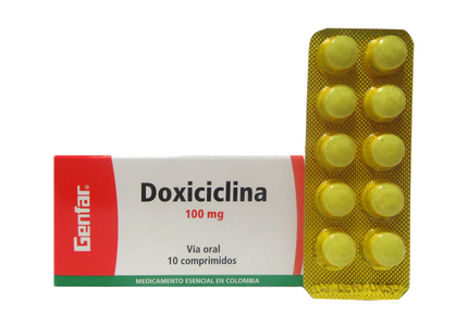 Doxiciclina 100 Mg 10 Tabletas Gf