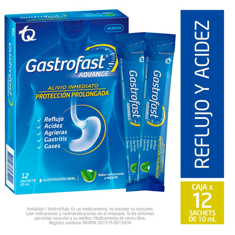 Gastrofast Advance 12 Sachets X 10 Ml