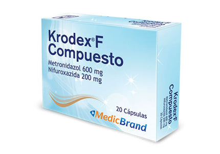 Krodex F Compuesto 600 Mg 20 Cap Coa