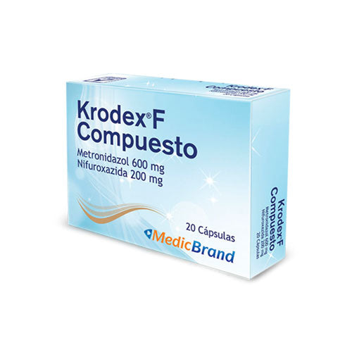 KRODEX F COMPUESTO 600 MG 20 CAP COA