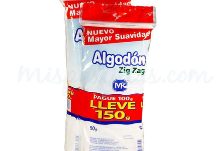 Algodon Zig Zag Mk Pg 100 Ll 150