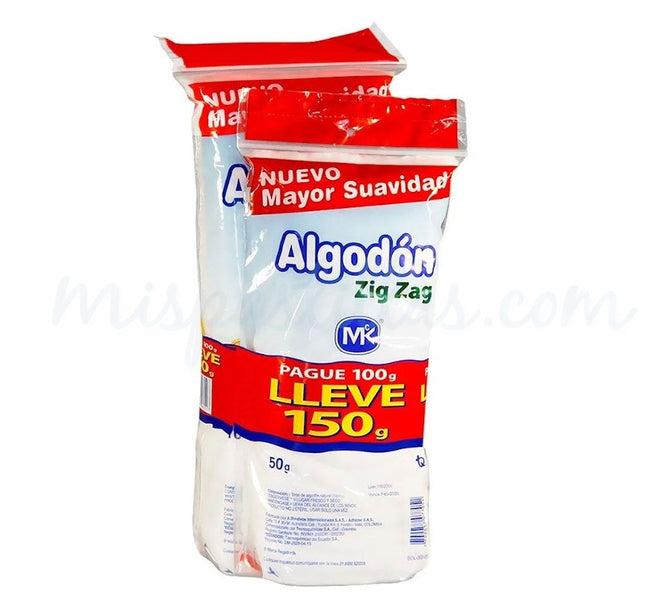 Algodon Zig Zag Mk Pg 100 Ll 150