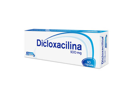 Dicloxacilina 500 Mg 50 Capsulas Coa
