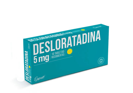 Desloratadina 5 Mg 10 Tabletas