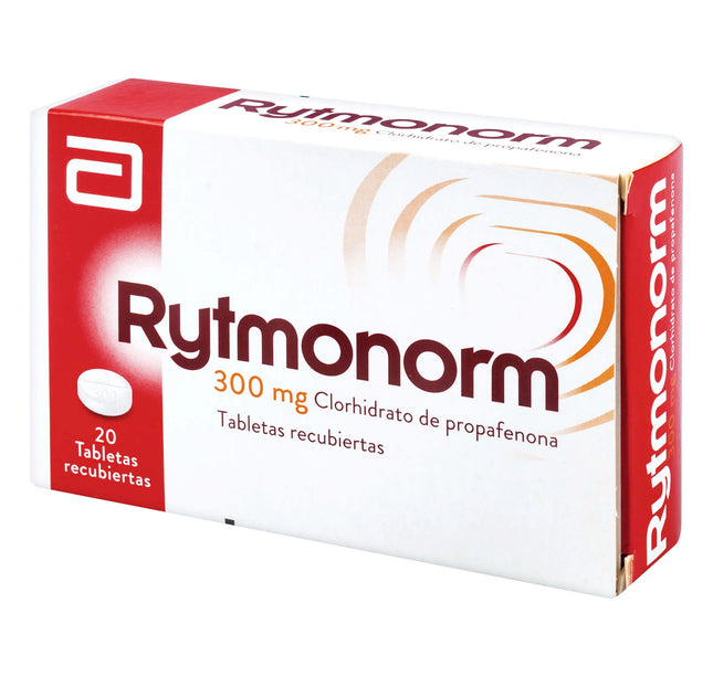 Rytmonorm 300 Mg 20 Tabletas