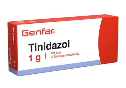 Tinidazol 1 Gr 4 Tabletas Gf