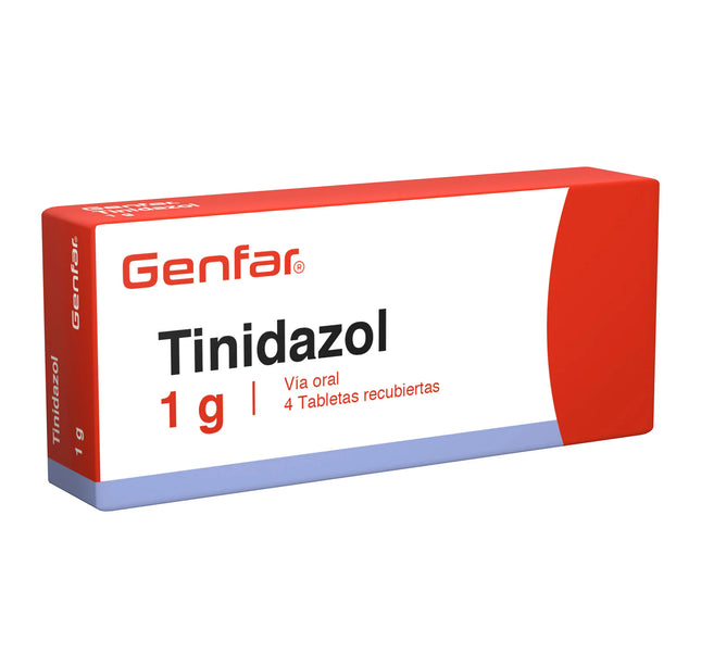 Tinidazol 1 Gr 4 Tabletas Gf