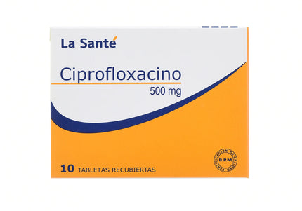Ciprofloxacina 500 Mg 10 Tabletas LS