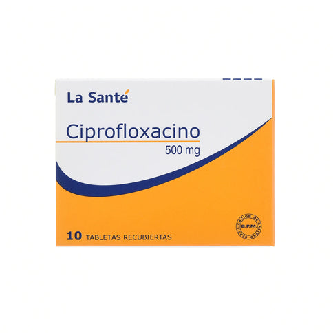 Ciprofloxacina 500 Mg 10 Tabletas LS