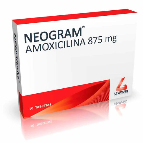 Neogram 875 Mg 10 Tabletas