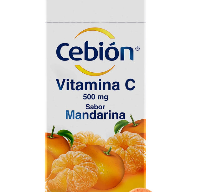 Cebion Masticable Mandarina 100 Tbs