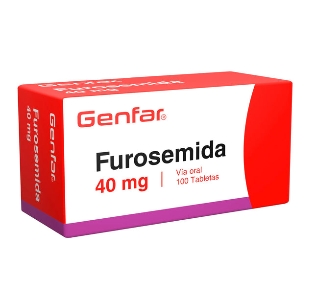 Furosemida 40 Mg 100 Tabletas Gf
