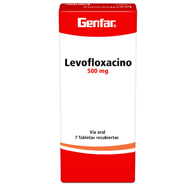 Levofloxacino 500 Mg 7 Tabletas Gf
