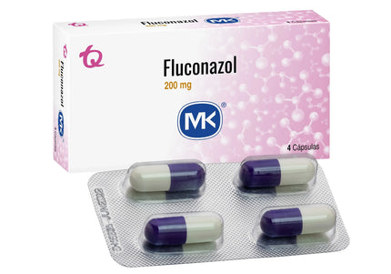 Fluconazol 200 Mg 4 Capsulas Mk