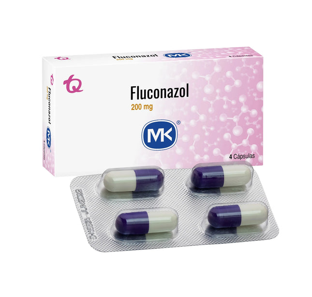 Fluconazol 200 Mg 4 Capsulas Mk
