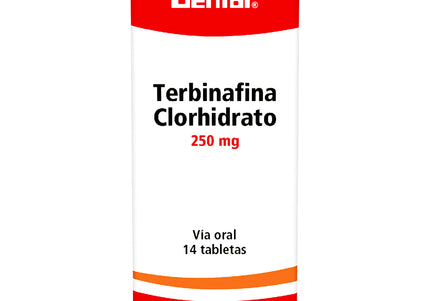 Terbinafina 250 Mg 14 Tabletas Gf