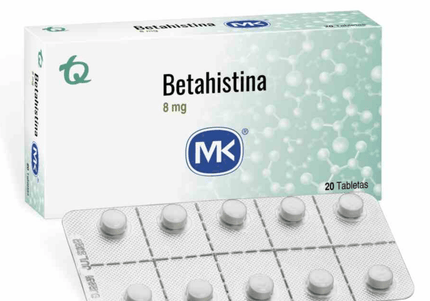 Betahistina 8 Mg 20 Tabletas Mk