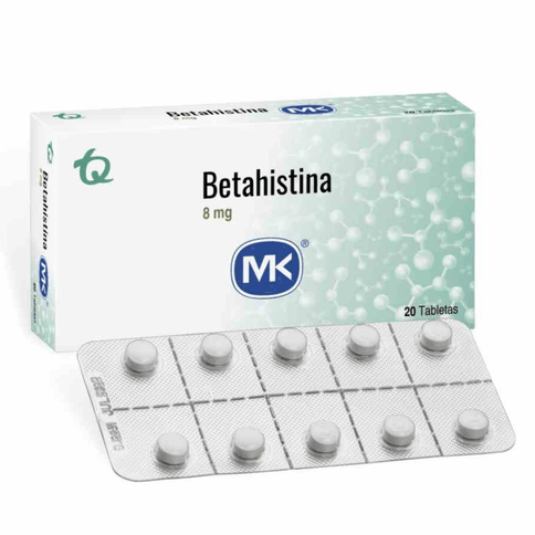 Betahistina 8 Mg 20 Tabletas Mk
