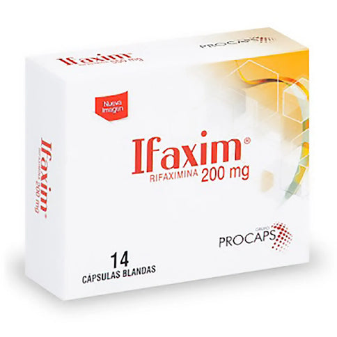 Ifaxim 200 Mg 14 Capsulas