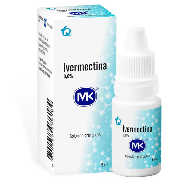 Ivermectina 0 6 Solucion Oral 5 Ml Mk