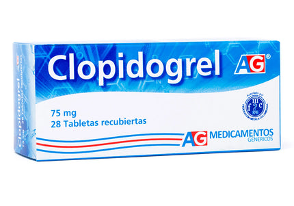 Clopidogrel 75 Mg 28 Tabletas Ag
