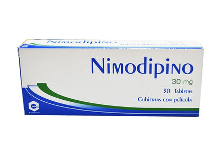 Nimodipino 30 Mg 30 Tabletas Expofarma