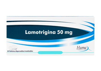 Lamotrigina 50 Mg 30 Tabletas Hp