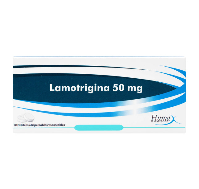 Lamotrigina 50 Mg 30 Tabletas Hp