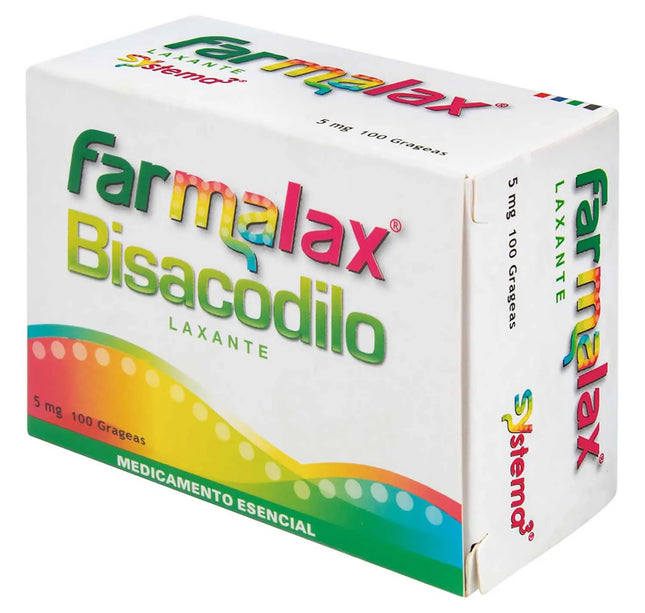 FARMALAX BISACODILO 5 MG 100 CAPSULAS