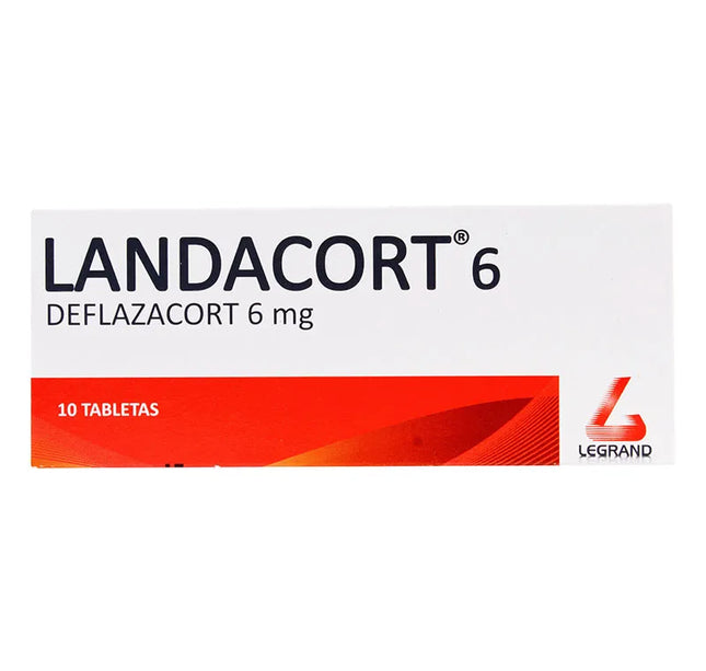 Landacort 6 Mg 10 Tabletas