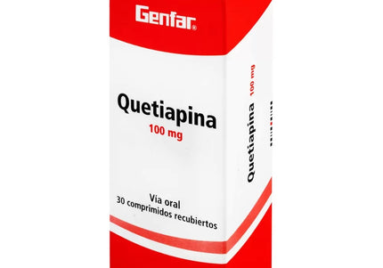 Quetiapina 100 Mg 30 Tbs Gf