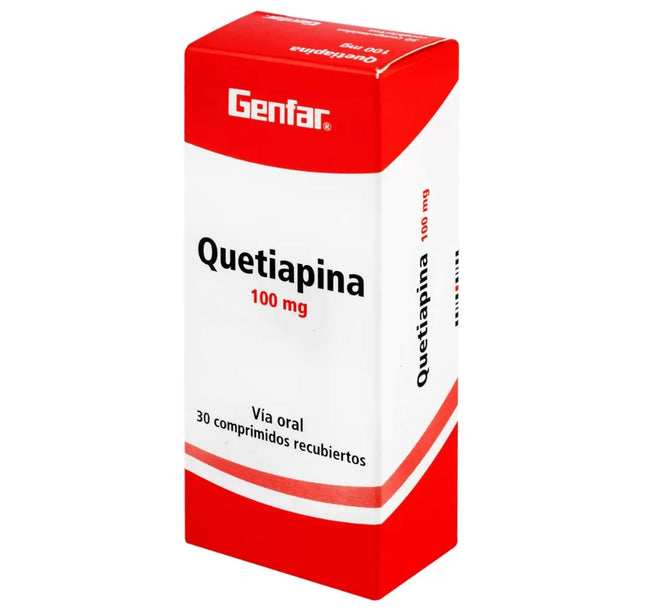 Quetiapina 100 Mg 30 Tbs Gf