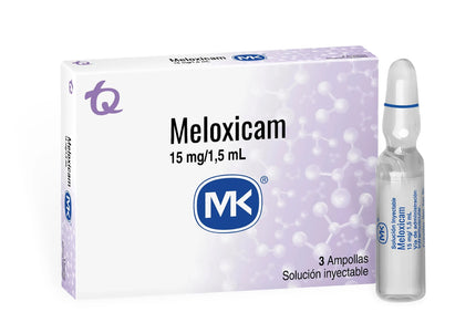 Meloxicam 15 Mg 3 Ampollas Mk