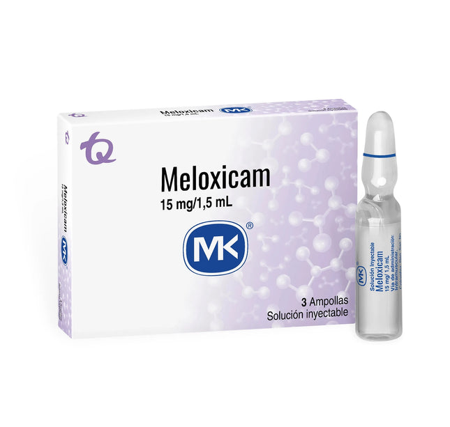 Meloxicam 15 Mg 3 Ampollas Mk