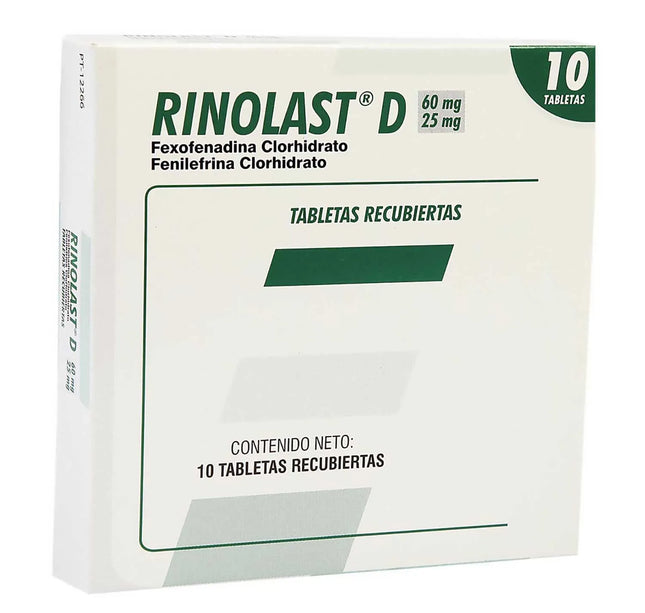 Rinolast D 10 Tabletas