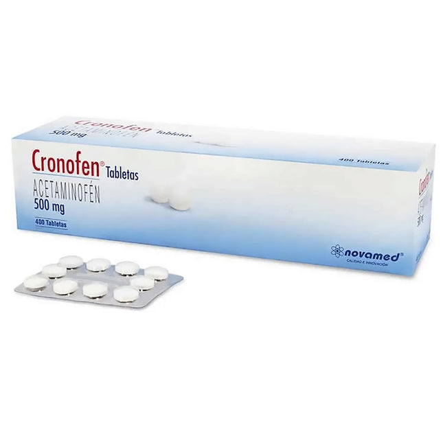 Acetaminofen Cronofen 500 Mg 400 Tabs
