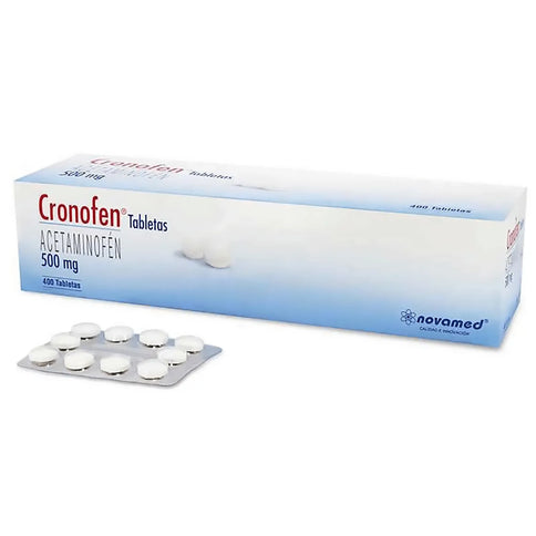 Acetaminofen Cronofen 500 Mg 400 Tabs