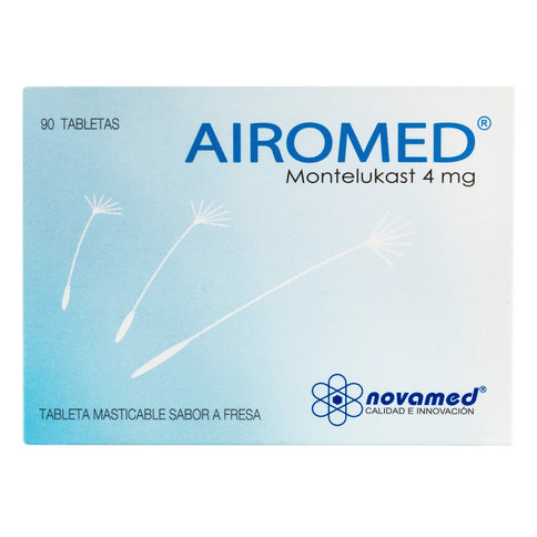 Airomed 4 Mg 90 Tabletas