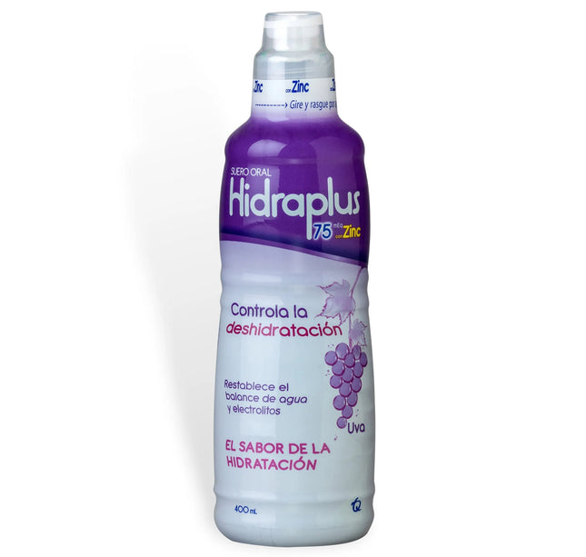 Hidraplus 75 Zinc Uva 400 Ml Suero O