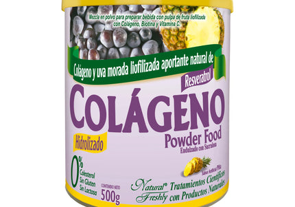 Colágeno Con Resveratrol Piña 500 Gr