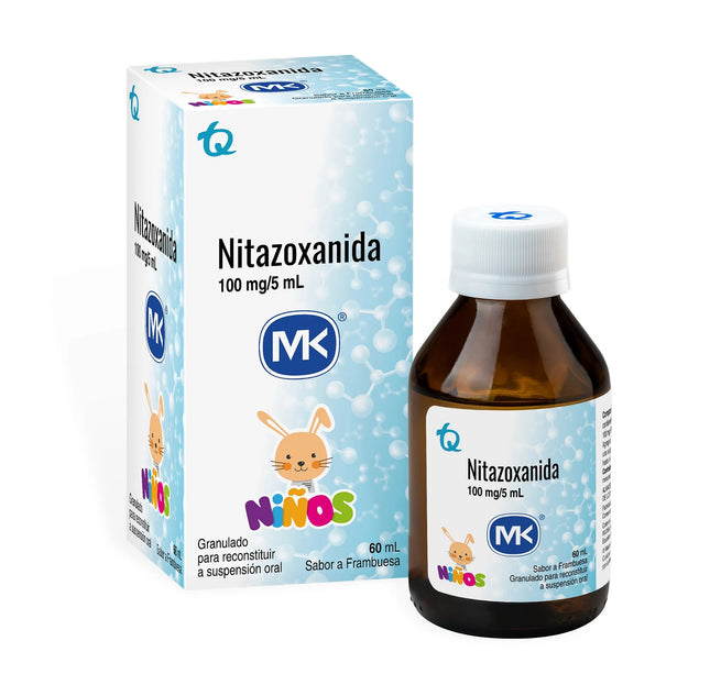 Nitazoxanida 100 Mg Suspensión 60 Ml Mk